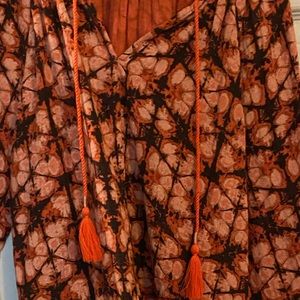 Anthropologie Tie Dye Blouse
